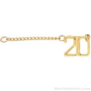 1/2" Number 20 Year Guard with Chain