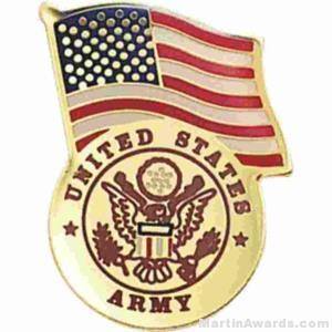3/4" U.S. Army American Flag Pins