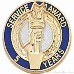 3/4″ Service Recognition Award Pins 5 Years 1