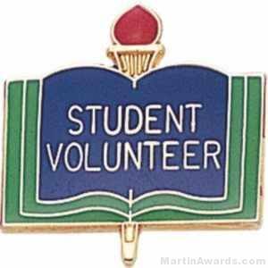 3/4" Student Volunteer Pin