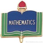 3/4″ Mathematics School Award Pins 1