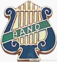 5/8" Enameled Band Music Pin