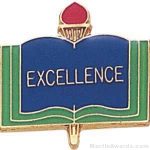 3/4″ Excellence School Award Pins 1